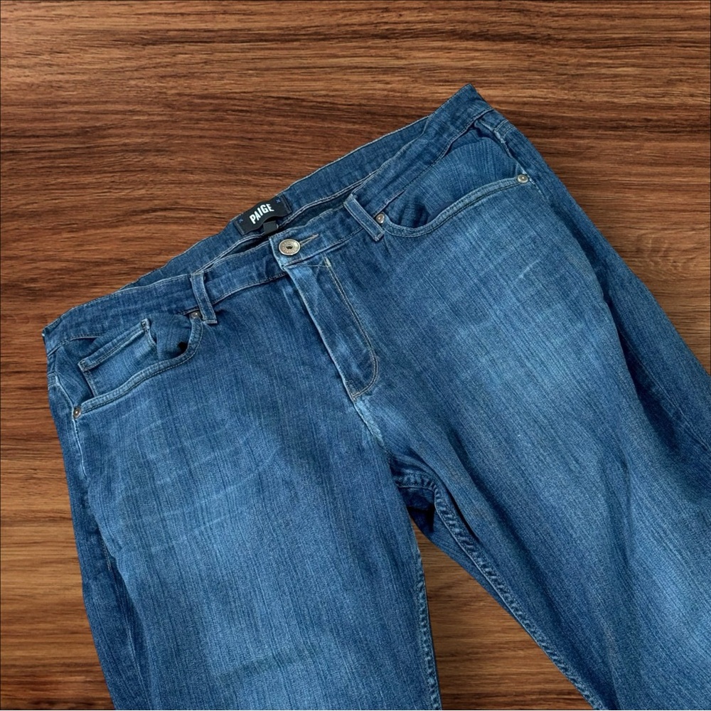 Paige Transcend Jeans Federal Straight Fit Men’s‎ Banner Wash Blue Size 36x23